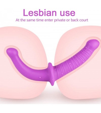 Dildos Strapless Strap On Dillo for Couple- Lesbian Double-Ended Silicone Dildo for Women- Fake Penis Adult Sex Toys for Anal...