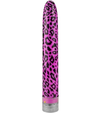 Vibrators Naughty Vibe Bullet 7" Vibrator Massager (Pink Leopard) - Pink Leopard - CJ11RYMWGHT $8.79