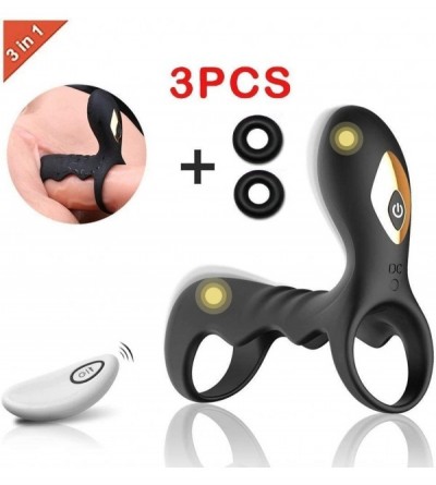 Penis Rings Reliable Quality Cook Rings for Men Waterproof Soft Adullt Orgasm Toy Six Toyssex Multi speeds Frequency USB Rech...
