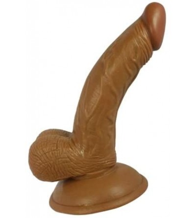 Dildos Real Skinmini Whoppers Dong with Balls Brown Dildo- 5 Inch - CB11BGEG28P $33.95