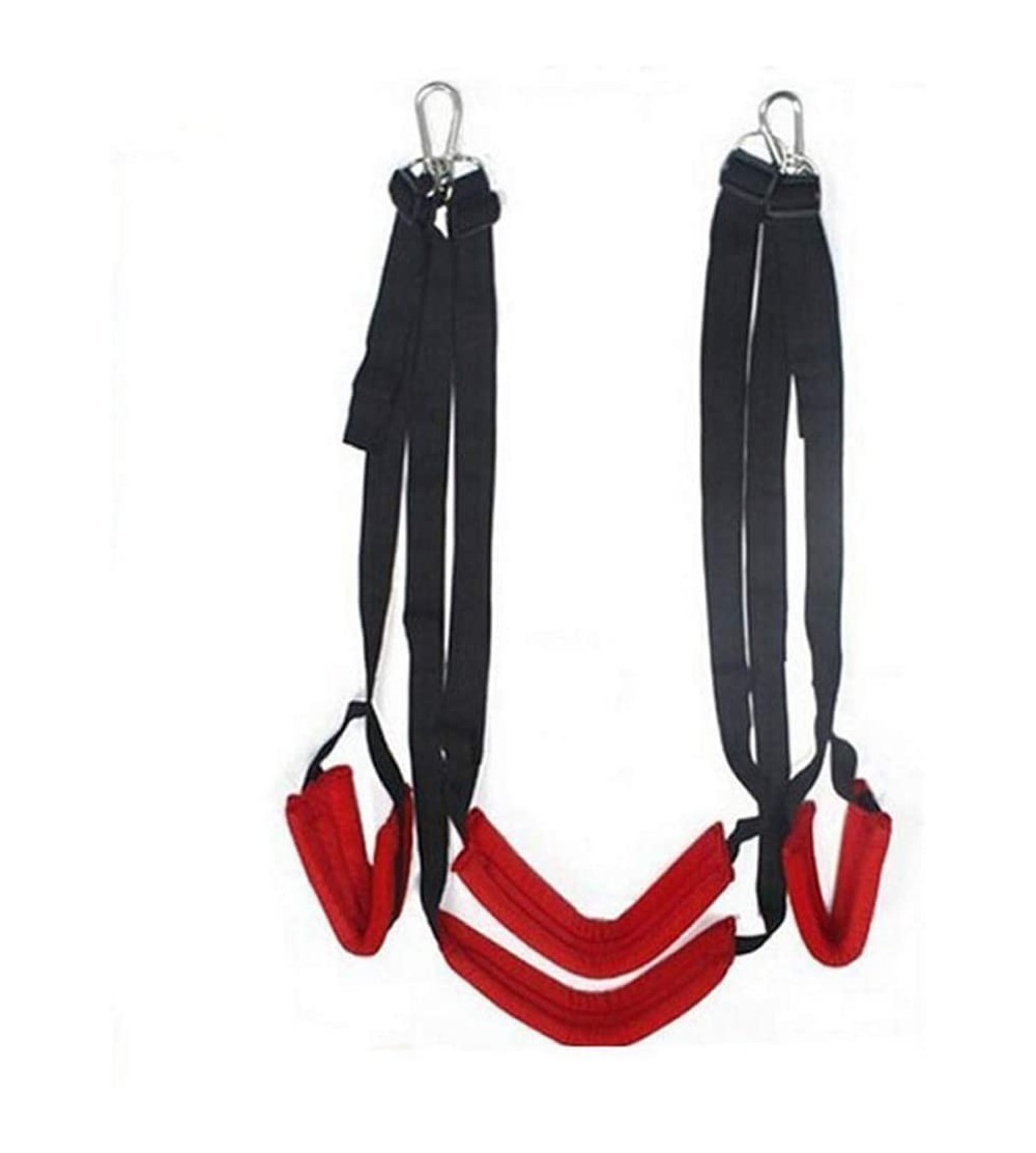 Sex Furniture Adult Sex Swing Bondage Love Swing for Couples Fetish Restraint (Red) - Red - CH12H64XQJL $44.33