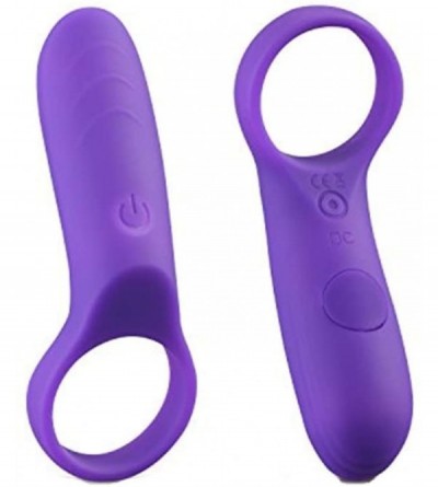 Penis Rings Super Medical Grade Silicone Vibrating Cock Ring 100% Waterproof Portable Rechargeable Extra Enhancing Enjoying- ...
