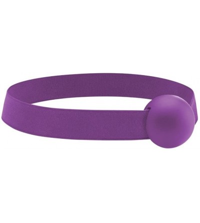 Gags & Muzzles Elastic Ball Gag- Purple - Purple - CN11VZY0TIP $32.15
