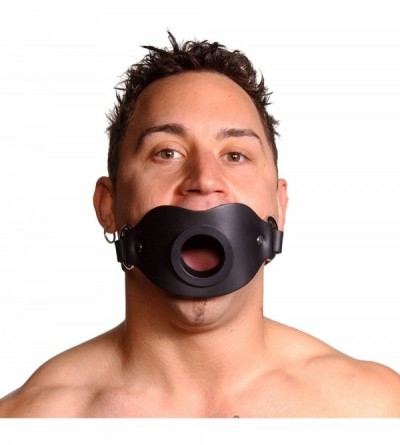 Gags & Muzzles Locking Open Mouth Gag- Black (DU615) - CL11EXIOVHF $49.36