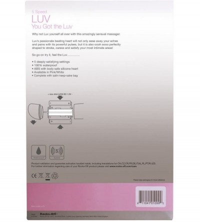 Vibrators Luv Massager- White/Pink - C6116PA6OKF $77.47