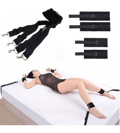 Restraints Under Bed Restraint Kit- Bed Restraint System- Bondage Restraint Extra-Strength Adjustable Strap with Soft Wrist/A...