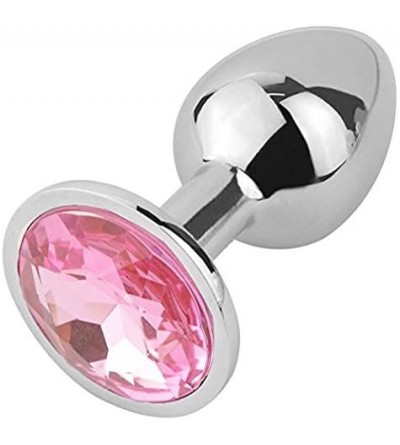 Anal Sex Toys Pink Jeweled Beginners Butt Plug Sex Love Games Personal Massager for Women Men Couples Lover- 0.3 Ounce - CS11...