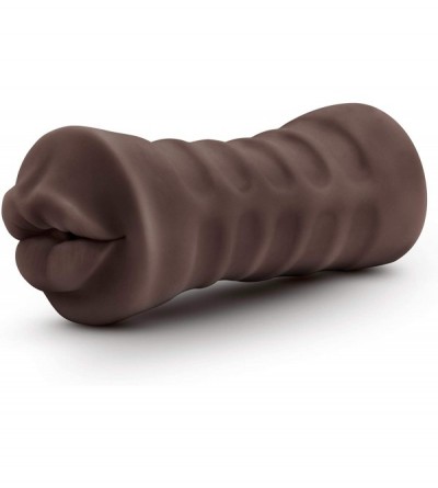 Male Masturbators Hot Chocolate Renee Realistic Ribbed Pussy Masturbator Stroker- Waterproof Bullet Vibrator- Sex Toy for Men...