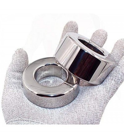 Penis Rings Special Sex Toys- Stainless Steel Men Masturbate Testicle Ring Stainless Steel Testicle Stretcher Segment Ring Co...
