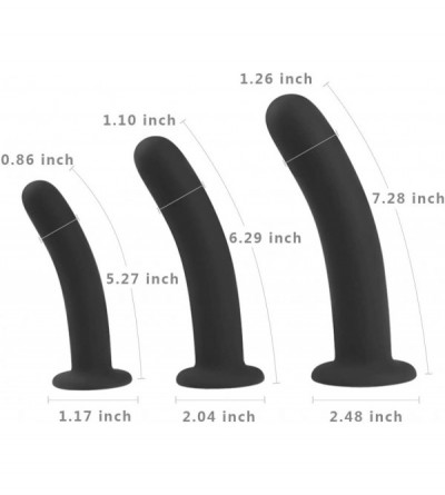 Anal Sex Toys Anal Plug Trainer Kit- Pack of 3 Silicone Straight-in Butt Plugs- Prostate Massage Sex Toys for Beginners Exper...