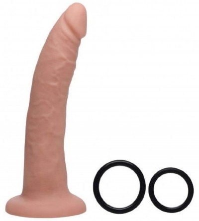 Dildos Charmed 7.5 Inch Silicone Dildo with Harness - CF19C52Y584 $62.47