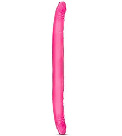 Novelties 16 inch Double Ended Realistic Dildo Lesbian Couple Double Penetration DP Sex Toys for Women - Pink - Pink - C712IT...