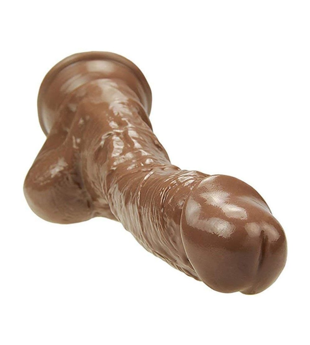 Anal Sex Toys M-assagers Soft Flexible Personal Relax M-assagersr with Handsfree Suction Cup 9.65" (Brown) - B - CE18HKOD87H ...