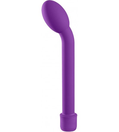 Vibrators Smooth Angled Tip G Spot Vibrator (Purple) - Purple - CC11WD4YXM9 $28.95