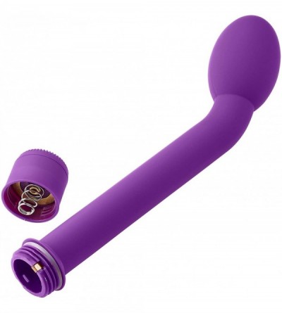 Vibrators Smooth Angled Tip G Spot Vibrator (Purple) - Purple - CC11WD4YXM9 $15.05