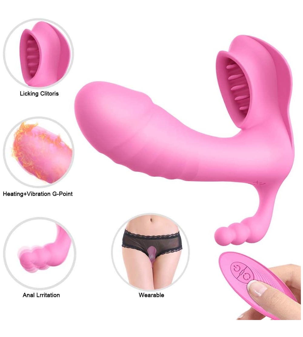 Vibrators Dibe Wearable Butterfly Vibrator-Waterproof Rechargeable G-Spot Stimulator Vibrate Masturbation Massaging Toys-Wire...