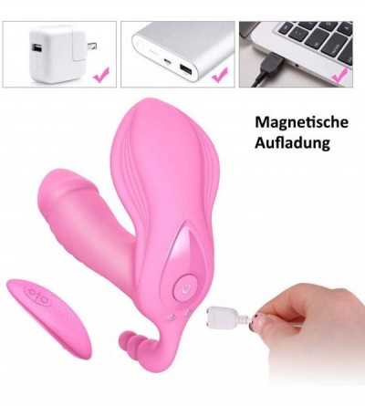 Vibrators Dibe Wearable Butterfly Vibrator-Waterproof Rechargeable G-Spot Stimulator Vibrate Masturbation Massaging Toys-Wire...
