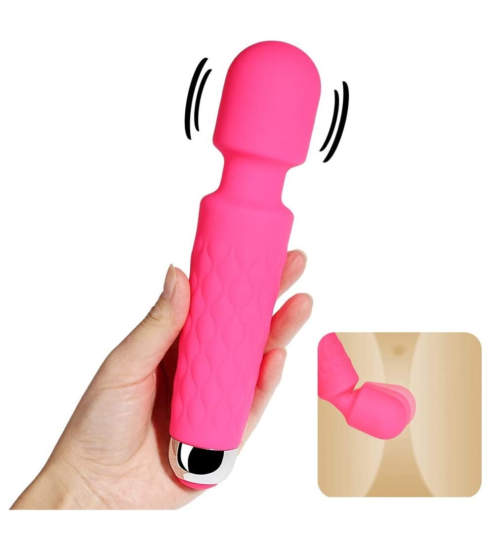 Vibrators Massaging Wand Vibrator for Women-Adult Sex Toys Clitoral Stimulator Female Orgasm Rechargeable Massager - CP196NH8...