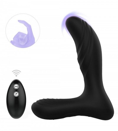 Vibrators Anal Vibrator Prostate Massager with Finger Motion Technology 10 Vibration Modes- Male P Spot Massager G Spot Stimu...