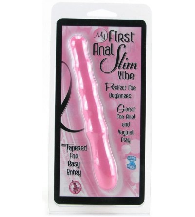 Anal Sex Toys My First Anal Slim Vibe- Pink - Pink - C2114W64C6D $12.43