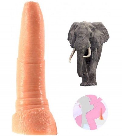 Dildos Animal Dildo- Realistic Oversized Elephant Penis Cock Dong Female Masturbator Vaginal Massage for Couple - Flesh - CA1...