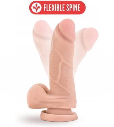 Novelties 5.75" Realistic Small Veiny Dildo - Petite Cock and Balls Dong - Suction Cup Harness Compatible - Sex Toy for Women...