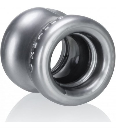 Novelties Squeeze Ballstretcher Scrotum Flex TPR Soft Grip (Silver) - Silver - CY1842MK6ZL $15.40