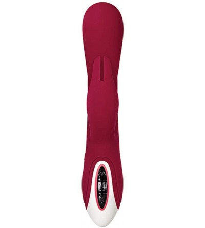 Vibrators Inflatable Rechargeable Silicone Bunny - Over 60 Function Combinations - G-Spot Tip Vibraties & Inflates to Almost ...