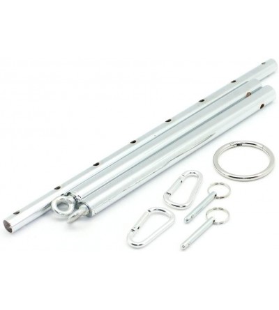 Restraints Adjustable Steel Silver Expandable Spreader Bar Set Sports Aid Training - CC18XZ67OIX $42.26