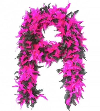Male Masturbators Women's 55-Gram Feather Boa - Pink/Black - CR11CMNWC8D $11.22