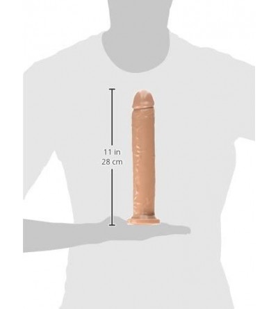 Dildos Cock Dildo with Suction Cup- Brown- 10 Inch - Brown - C511HBZWOSP $46.21