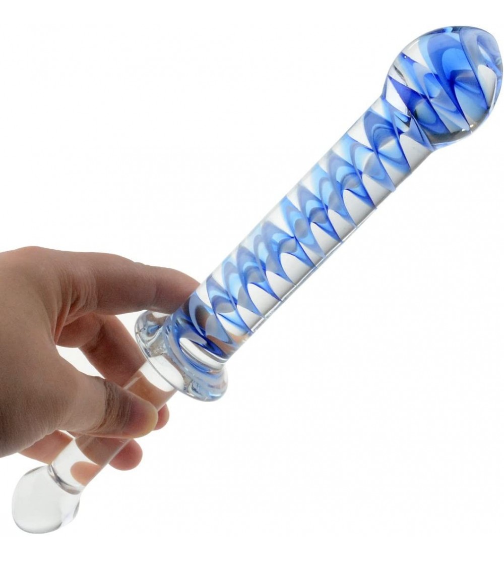 Anal Sex Toys Sexy Glass - Beautiful Flower Style Adult Sex Toy Plug Butt Plug Anal Trainer for Her or His - CG11OKNZ7K3 $34.29