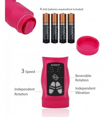 Vibrators G-spot Rabbit Vibrator- Rotating Dildo Clitoral Stimulator for Beginner- Waterproof Orgasm Massager Classic Adult S...
