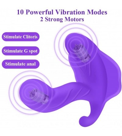 Vibrators Adult Female Vibrating Panties Vibrators Wireless Remote Control Clitorial G spot Butterfly Stimulator Smart Heatin...