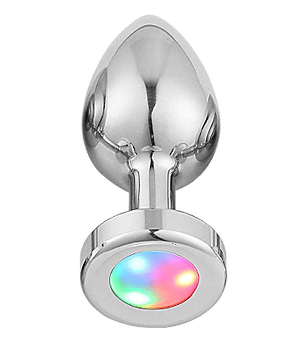 Anal Sex Toys Metal Shape Anal Butt Plugs Anal Butt Vagina Prostate Massager Plug Toy - B - C718WN8XS2D $26.69