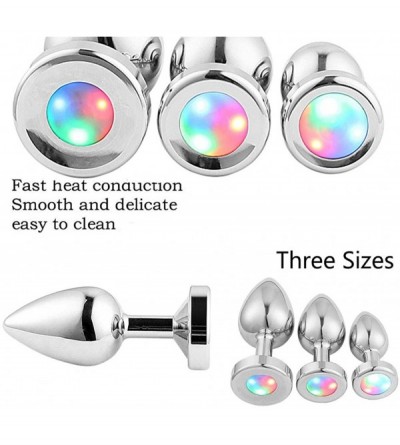 Anal Sex Toys Metal Shape Anal Butt Plugs Anal Butt Vagina Prostate Massager Plug Toy - B - C718WN8XS2D $26.69