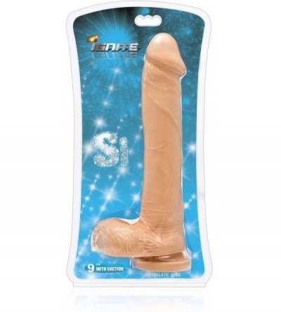 Dildos Cock with Balls Flesh Dildo with Suction Cup- 9 Inch - CL1157AJ4BF $22.84