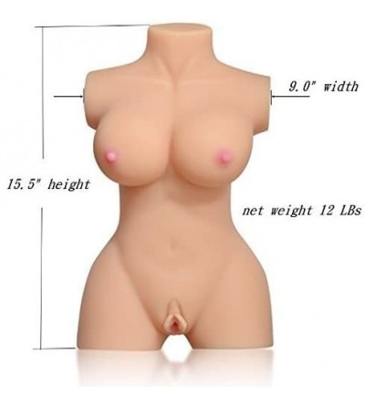 Male Masturbators OPL 3D Double-Entry-Holed Vagina and Anal Love Doll Masturbator (13 LBS) - CA122QSGOV9 $118.75