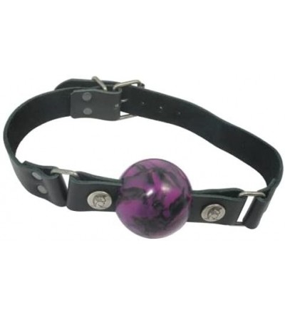 Gags & Muzzles Removable Silicone Ball Gag- Purple- 2 Inch - Purple - CC1140PX2L7 $48.57