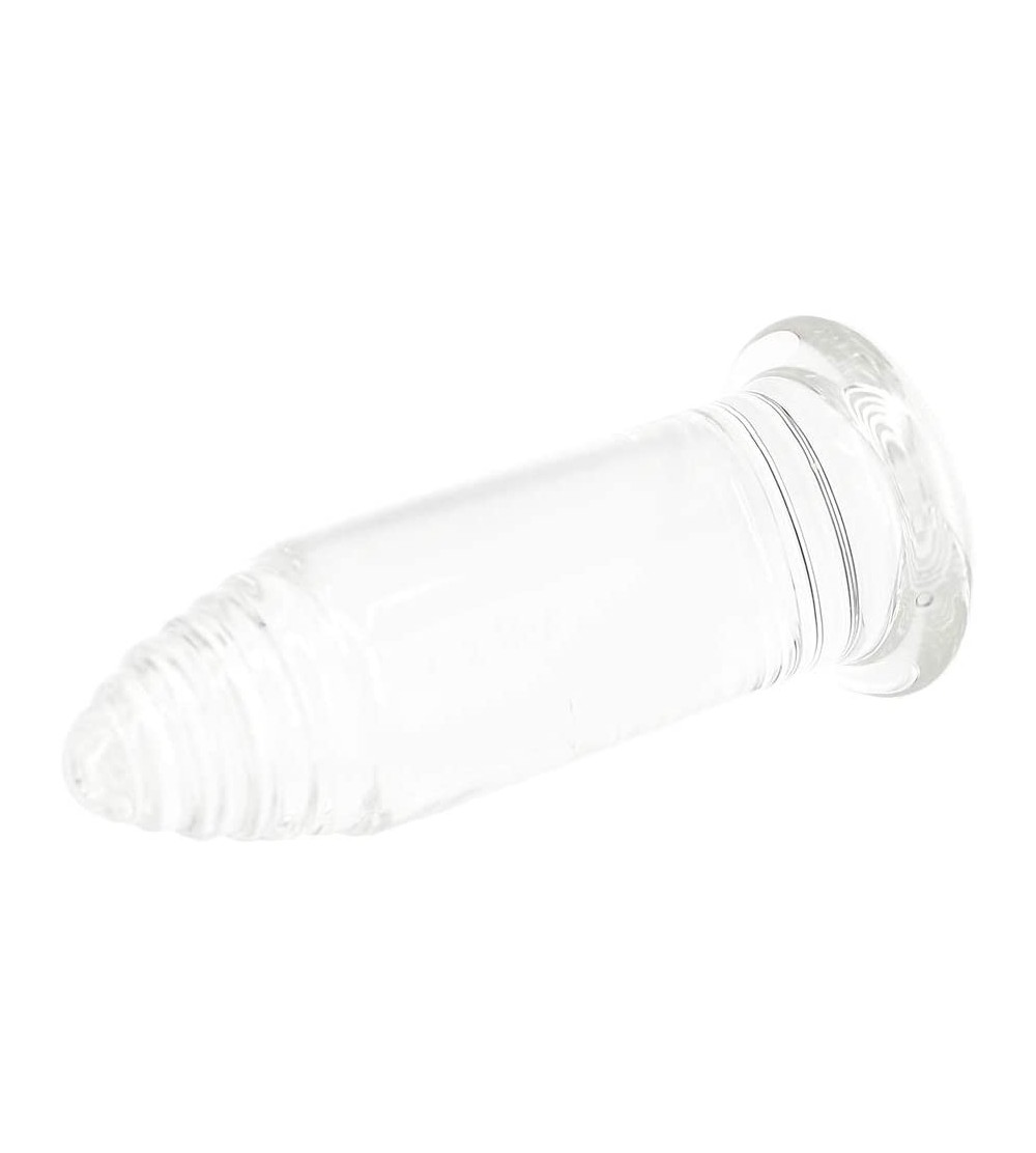 Anal Sex Toys Heavy Anal Butt Plug- Clear 5 Inches Anal Sex Wand Toy (Medium) - C518WRSW0MY $35.84
