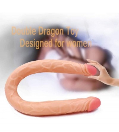 Dildos 21Inch Soft-Double Headed Ðildǒ Flesh Wand Suitable Beginner and Advanced Large Soft Silicone Strong Waterproof Double...