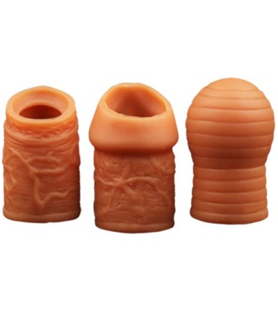 Penis Rings Penis Ring Set- 3 Different Types Liquid Silicone Cock Rings with Buckle Design for Couples Sex - CJ193NCSEE5 $23.60