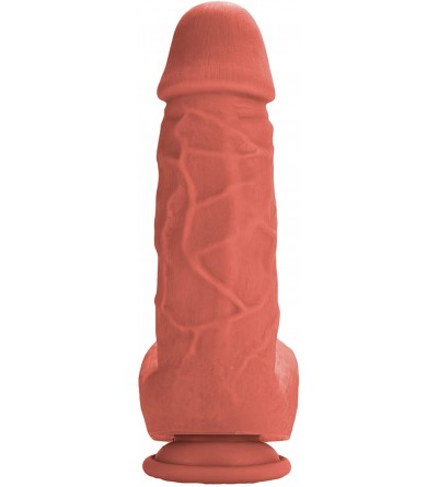 Anal Sex Toys Rummy Fatty 8" Ultra Thick Premium Silicone Dildo Tan with Suction Cup- Brown - C512KN6MES3 $77.62