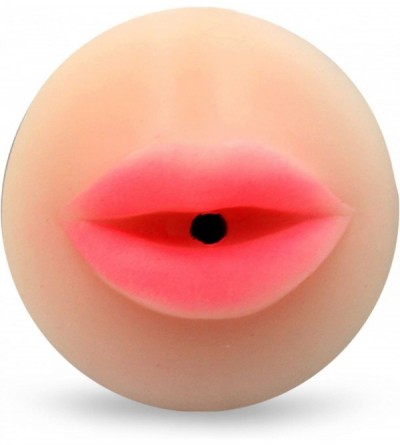 Male Masturbators Compact Vibrating Male Masturbator Handheld Realistic Mouth Texture in Black Case - Vibrating Lips - C611EX...