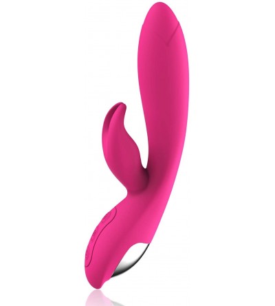 Vibrators G-Spot Rabbit Waterproof Rechargeable Dildo Vibrator Adult Sex Toys for Women - Dual Motor Clitoris Stimulator Pers...