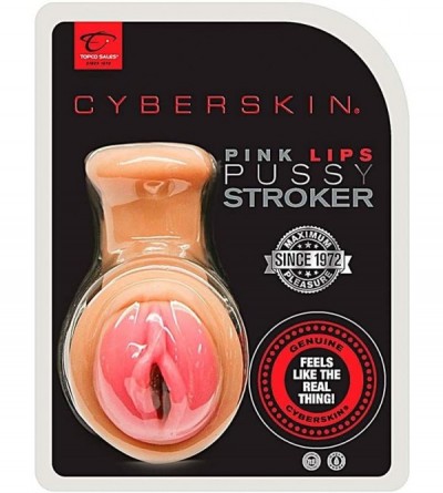 Male Masturbators TLC Cyberskin Pink Lips Pussy Stroker - CF11D3I55GR $67.01