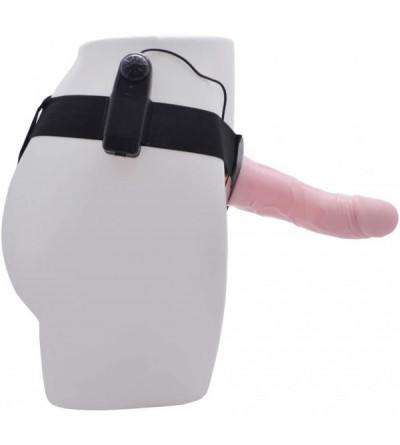 Dildos Vibrating Adjustable Hollow Strap-On Harness Extender Bigger Penis Dildo Sleeve Cock Cover Penis Extension Increase Th...