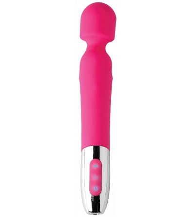 Vibrators Empowered 10x Rotating Silicone Wand with Massage Beads - CH184YW3HDQ $40.75