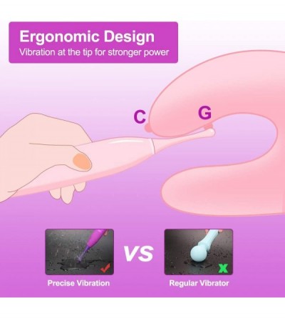 Vibrators High-Frequency G-spot Clitoris Vibrator - Powerful Clitoral Vaginal Nipple Stimulator for Quick Orgasm- Splashproof...