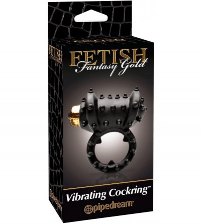 Penis Rings Gold Vibrating Cock Ring - C511JV1PF2J $25.41